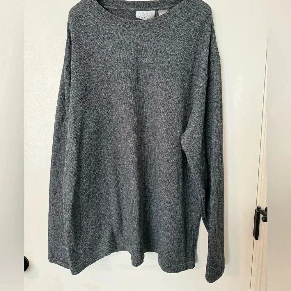 Farrah Mens Knit Sweater | Size Large | Dark Gray